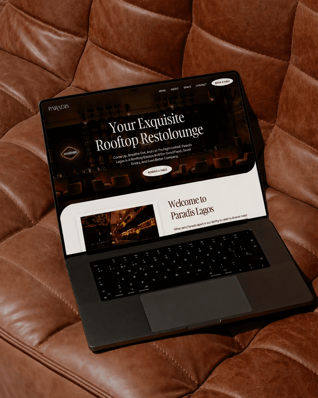 Paradis Lagos — Luxury Hospitality Website Development
